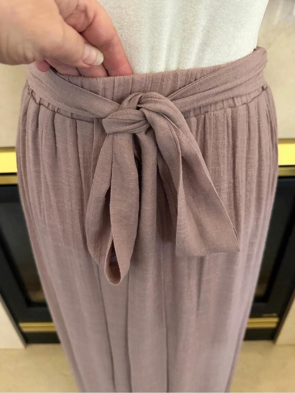 Listicle Mauve Bohemian Maxi Skirt Size Medium